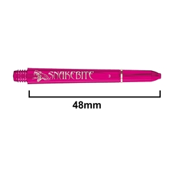 Násadky Red Dragon Peter Wright SNAKEBITE Signature Logo Pink Medium