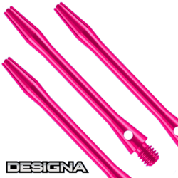 Násadky Designa Serpent Aluminium Medium Pink