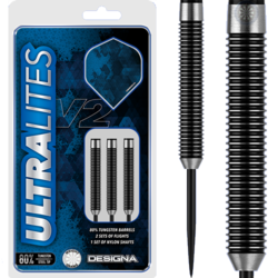 Šipky Designa Ultralites V2 Steel Tip M2 Full Ring Grip 14 g