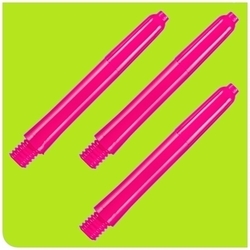Násadky Designa Nylon Stems Short Neon Pink