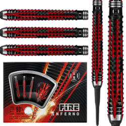 Šipky Harrows Fire Inferno Soft Tips 20g