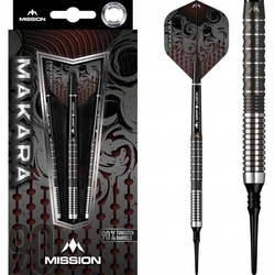 Mission Makara Darts Soft Tips M1 Graphite PVD Black 21 g 