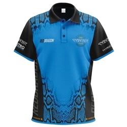 Dres Red Dragon peter Wright Snakebite Double World Championship Polo Shirt vel .XXL