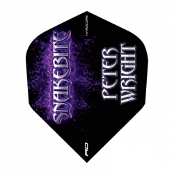 Letky RedDragon Hardcore Peter Wright Snakebite Purple Logo