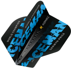 Letky Red Dragon Gerwyn Price World Champion Iceman Blue Logo Edition Dart Flights