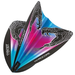 Letky Red Dragon PETER WRIGHT Snakebite Pink & Blue Freestyle Dart Flights