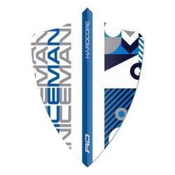 Letky Red Dragon Gerwyn Price Iceman White Stack Freestyle Dart Flights