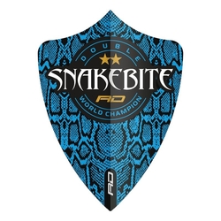Letky Red Dragon PETER WRIGHT Snakebite Hardcore Ionic Blue Logo Freestyle