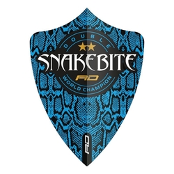 Letky Red Dragon PETER WRIGHT Snakebite Hardcore Ionic Blue Logo Freestyle