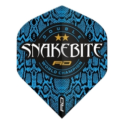 Letky Red Dragon PETER WRIGHT Snakebite Hardcore Ionic Blue Logo