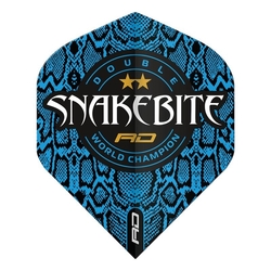 Letky Red Dragon PETER WRIGHT Snakebite Hardcore Ionic Blue Logo