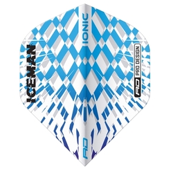 Letky Red Dragon Gerwyn Price Iceman Blue & White Burst