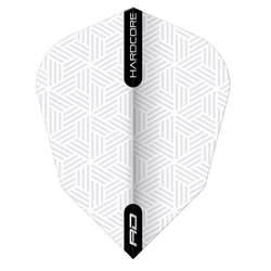 Letky Red Dragon Hardcore V-Standard White Dart Flights