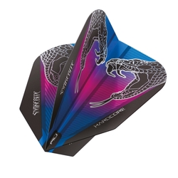 Letky Red Dragon V-Standard Peter Wright Snakebite Snake Black Transparent Dart Flights