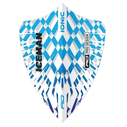 Letky Red Dragon Gerwyn Price Iceman Blue & White Burst