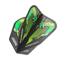 Letky Red Dragon Airwing Moulded Peter Wright Snakebite V-Standard Green
