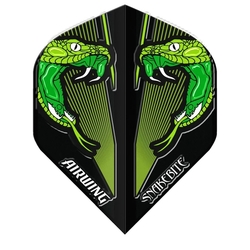 Letky Red Dragon Airwing Moulded Peter Wright Snakebite Standard Green