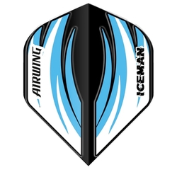 Letky Red Dragon Airwing Moulded Gerwyn Price Iceman Standard Black & Blue