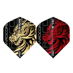 Letky Red Dragon Jonny Clayton Gold & Red YIN YANG Standard 