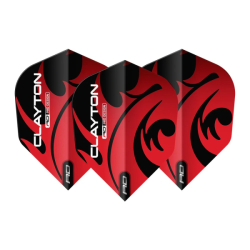 Letky Red Dragon Jonny Clayton Red & Silver No.6