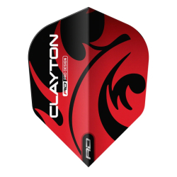 Letky Red Dragon Jonny Clayton Red & Black No.6