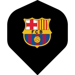 Letky Football FC Barcelona Official Licensed BARÇA No2 Std F3 Black with Crest