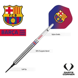 Šipky Soft Tip Football FC Barcelona Official Licensed BARÇA Tungsten BARÇA 18g