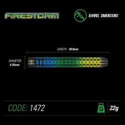 Winmau Darts Firestorm Steel Tip 22 g