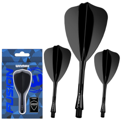 Letky Winmau Fusion Arrow Solid Black Intermediate