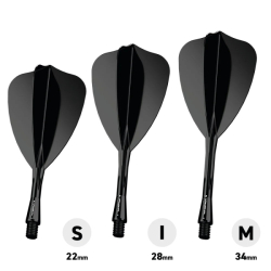 Letky Winmau Fusion Arrow Solid Black Intermediate