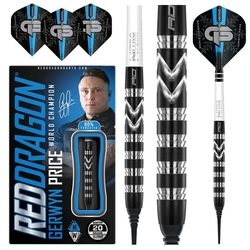 Šipky Soft Red Dragon Gerwyn Price Iceman World Championship Special Edition 20 g