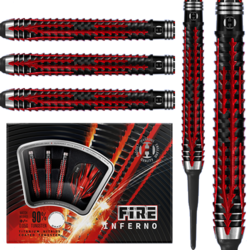 Šipky Harrows Fire Inferno Soft Tips 20 g