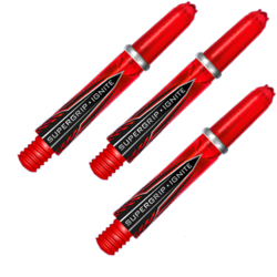 Násadky Harrows Supergrip Ignite Red Short