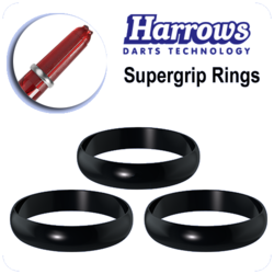Kroužky Harrows Supergrip Spare Rings Anodised Black