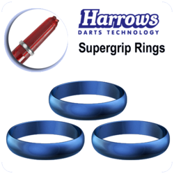 Kroužky Harrows Supergrip Spare Rings Anodised Blue