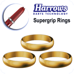 Kroužky Harrows Supergrip Spare Rings Anodised Gold