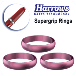 Kroužky Harrows Supergrip Spare Rings Anodised Pink