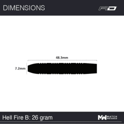 Šipky Steel Red Dragon Hell Fire B 26 g