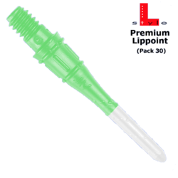 L-Style Premium LipPoint Two Tone Green & White Soft 30 Ks 