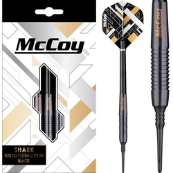 Šipky Soft Tip McCoy Shark Black 18 g