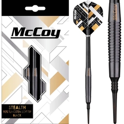 Šipky Soft Tip McCoy Stealth Black 18 g