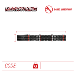 Winmau Darts Mervyn King Special Edition Soft Tip 20 g