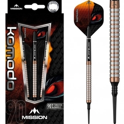 Šipky Mission Komando GX Micro M1 Rose Gold Soft Tips 20 g 