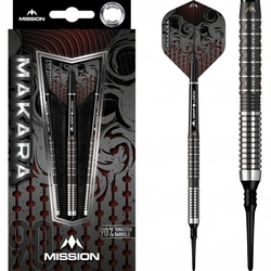 Mission Makara Darts Soft Tips M1 Graphite PVD Black 19 g 