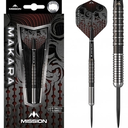 Mission Makara Darts Steel Tips M1 Graphite PVD Black 21 g 