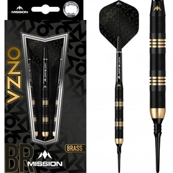 Mission Onza Darts Soft Tip Brass M1 Black & Gold 19 g