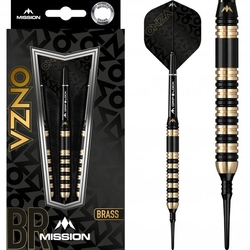 Mission Onza Darts Soft Tip Brass M3 Black & Gold 20 g