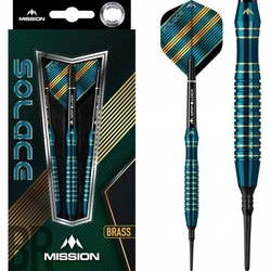 Mission Solace Darts Soft Tip Brass Electro M1 Dark Green 20 g