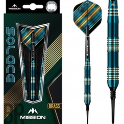 Mission Solace Darts Soft Tip Brass Electro M2 Dark Green 21 g