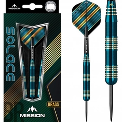 Mission Solace Darts Steel Tip Brass Electro M2 Dark Green 23 g